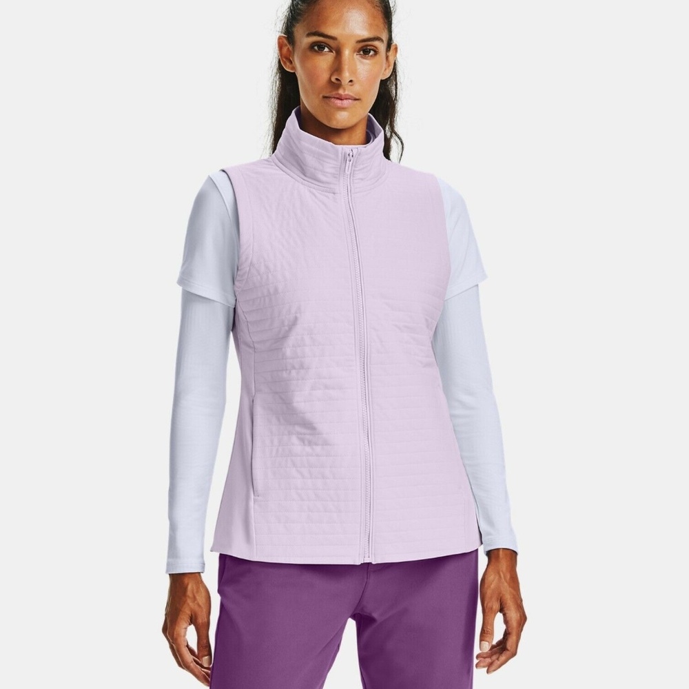 UNDER ARMOUR Women's UA Storm Revo Full Zip Vest Lilac SIZE: XL